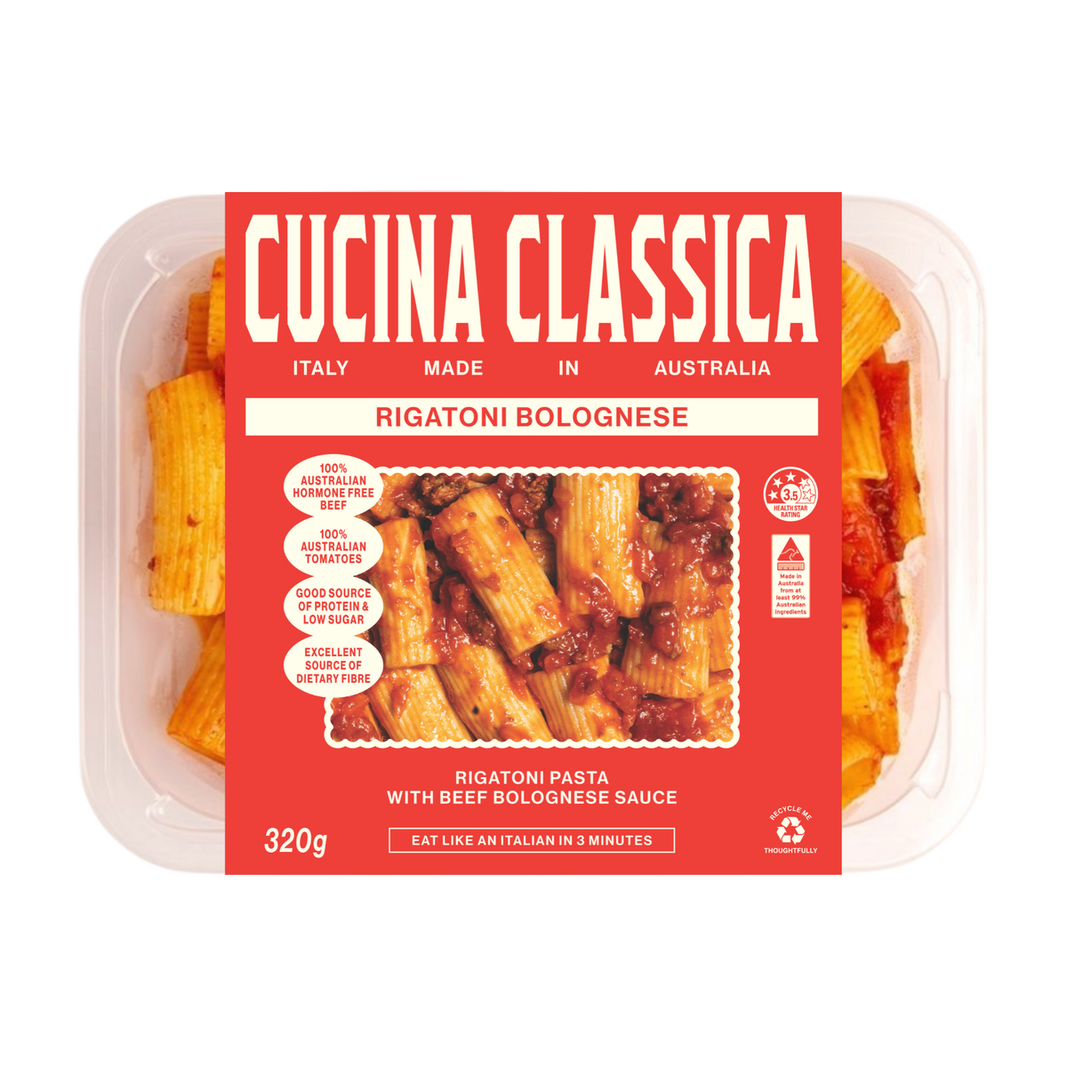 Rigatoni Bolognese